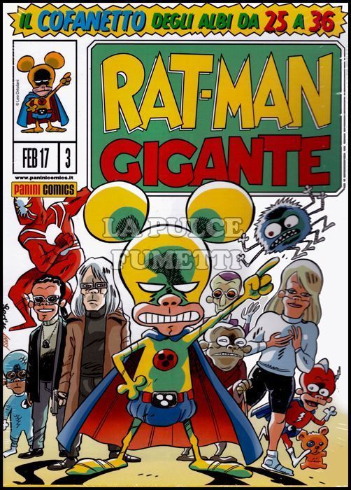 RAT-MAN GIGANTE COFANETTO VUOTO #     3 - RAT-MAN GIGANTE 25/36